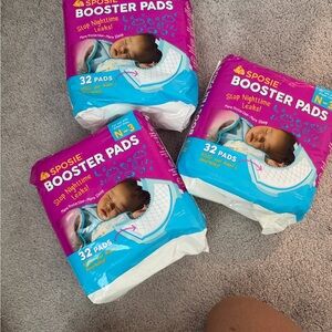 Sposie Booster Pads for Nighttime Leaks